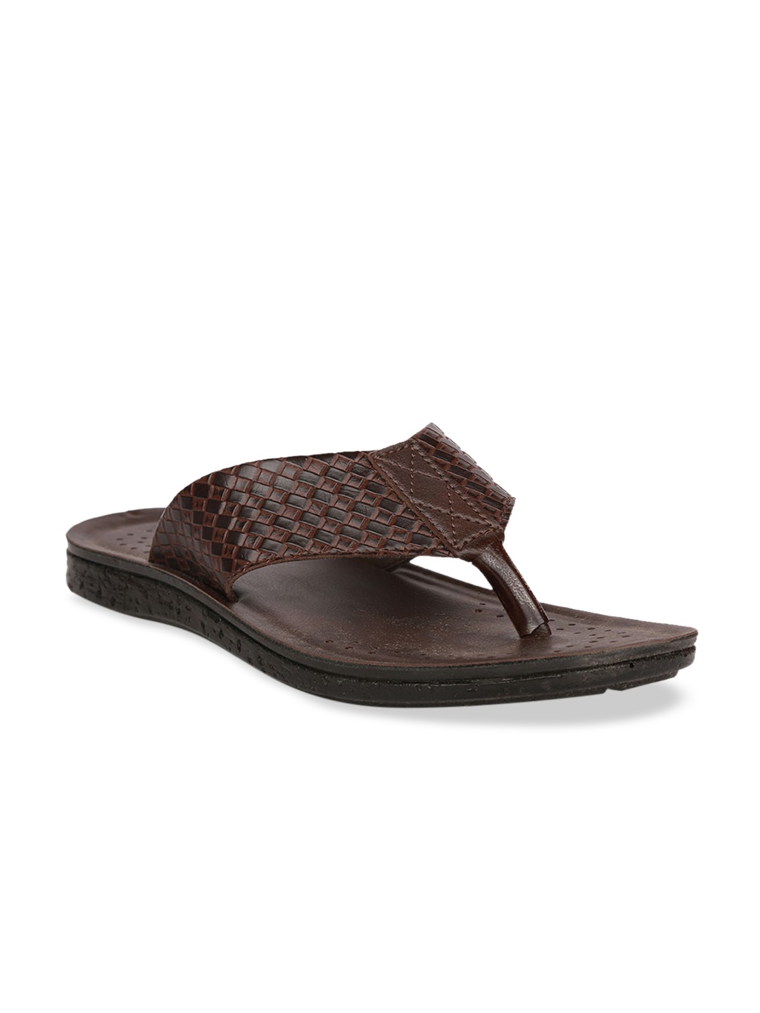 

Bata Men Brown Comfort Sandals