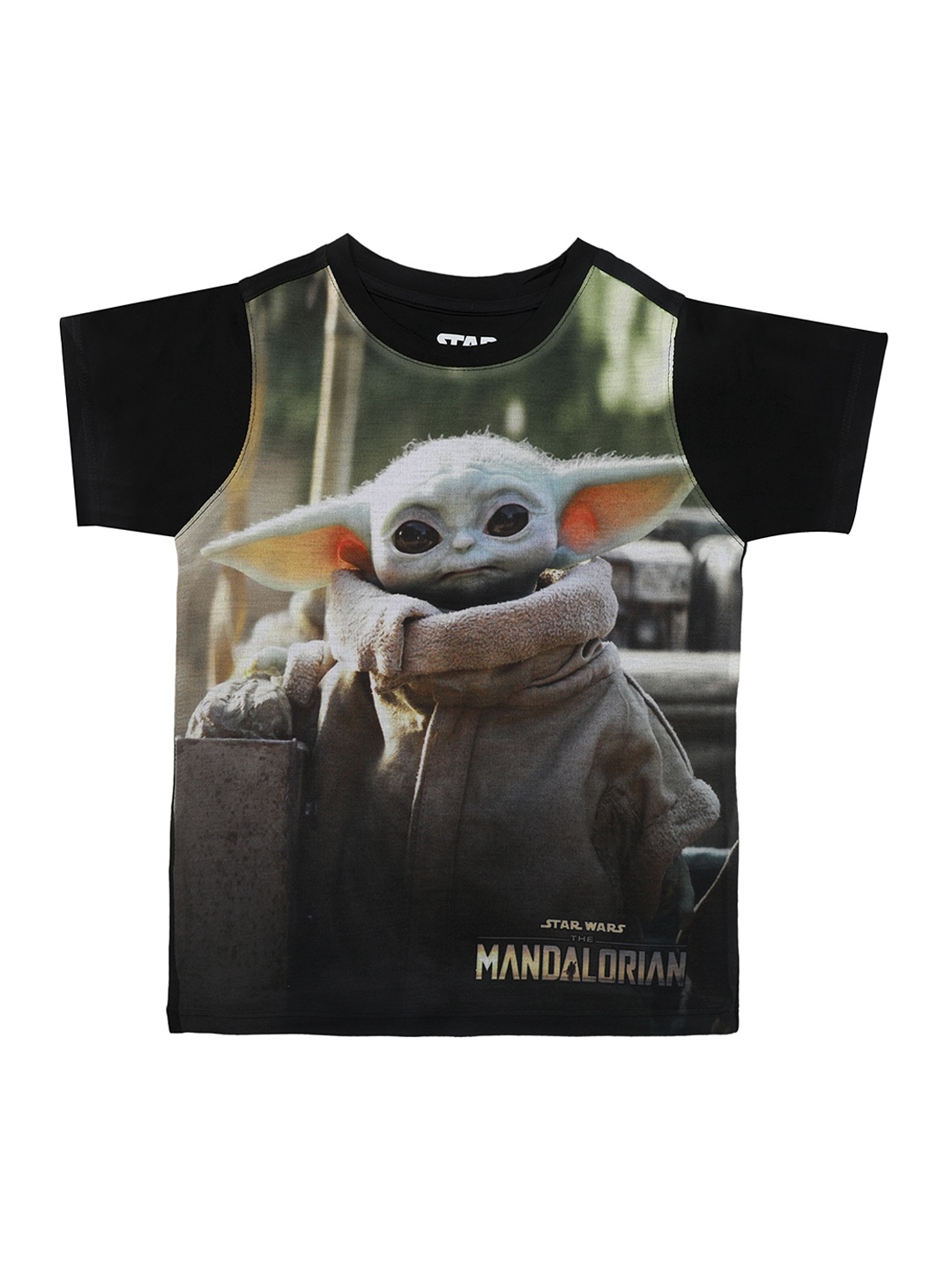 

Star Wars by Wear Your Mind Boys Brown Star Wars Printed Round Neck T-shirt