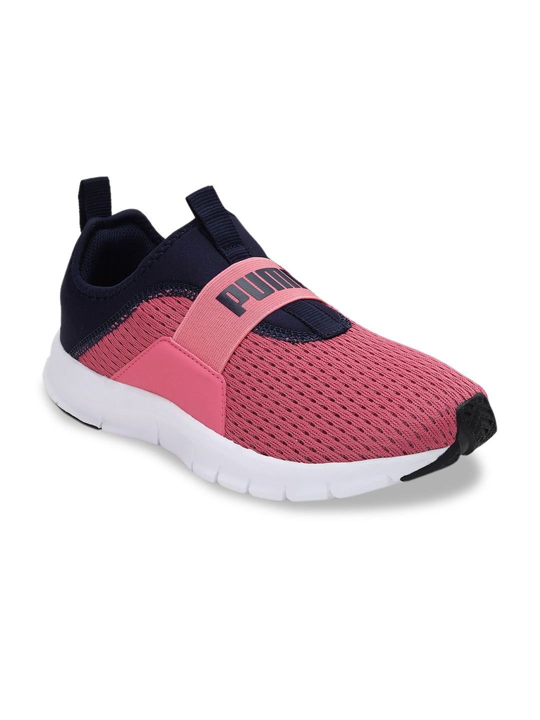 

Puma Women Pink & Black Walking Sneakers