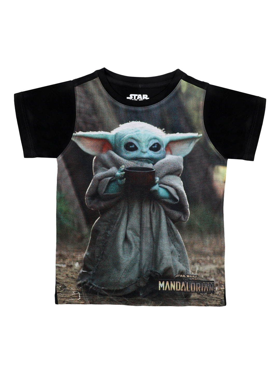 

Star Wars by Wear Your Mind Boys Multicoloured Printed Round Neck T-shirt, Multi