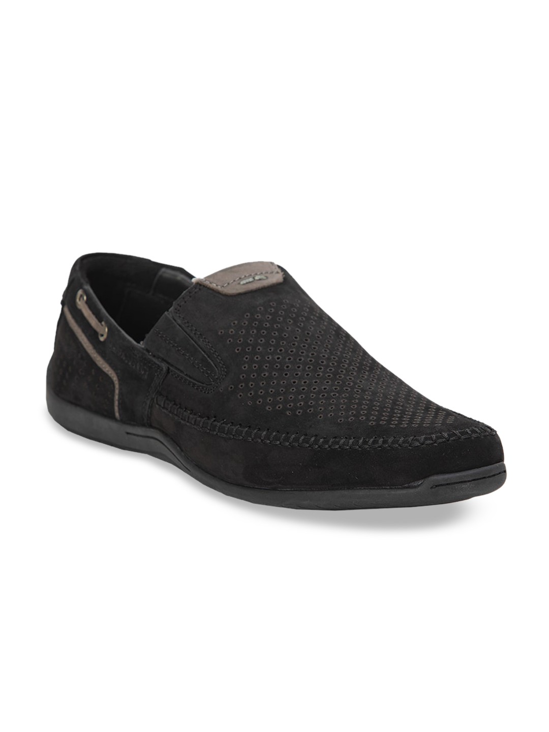 

VON WELLX GERMANY Men Black Slip-On Sneakers