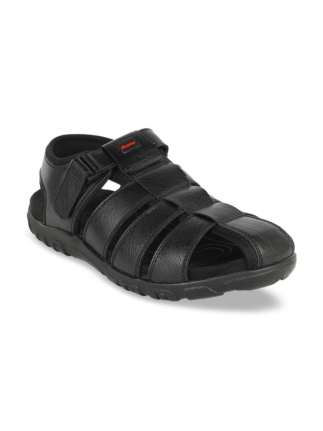 

Bata Men Black Fisherman Sandals