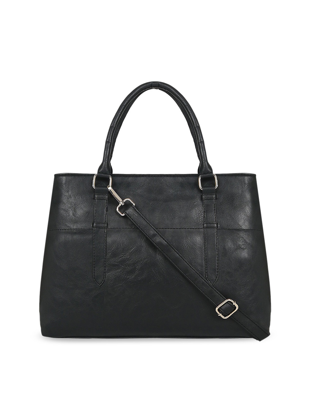 

Toteteca Black Solid Shoulder Bag