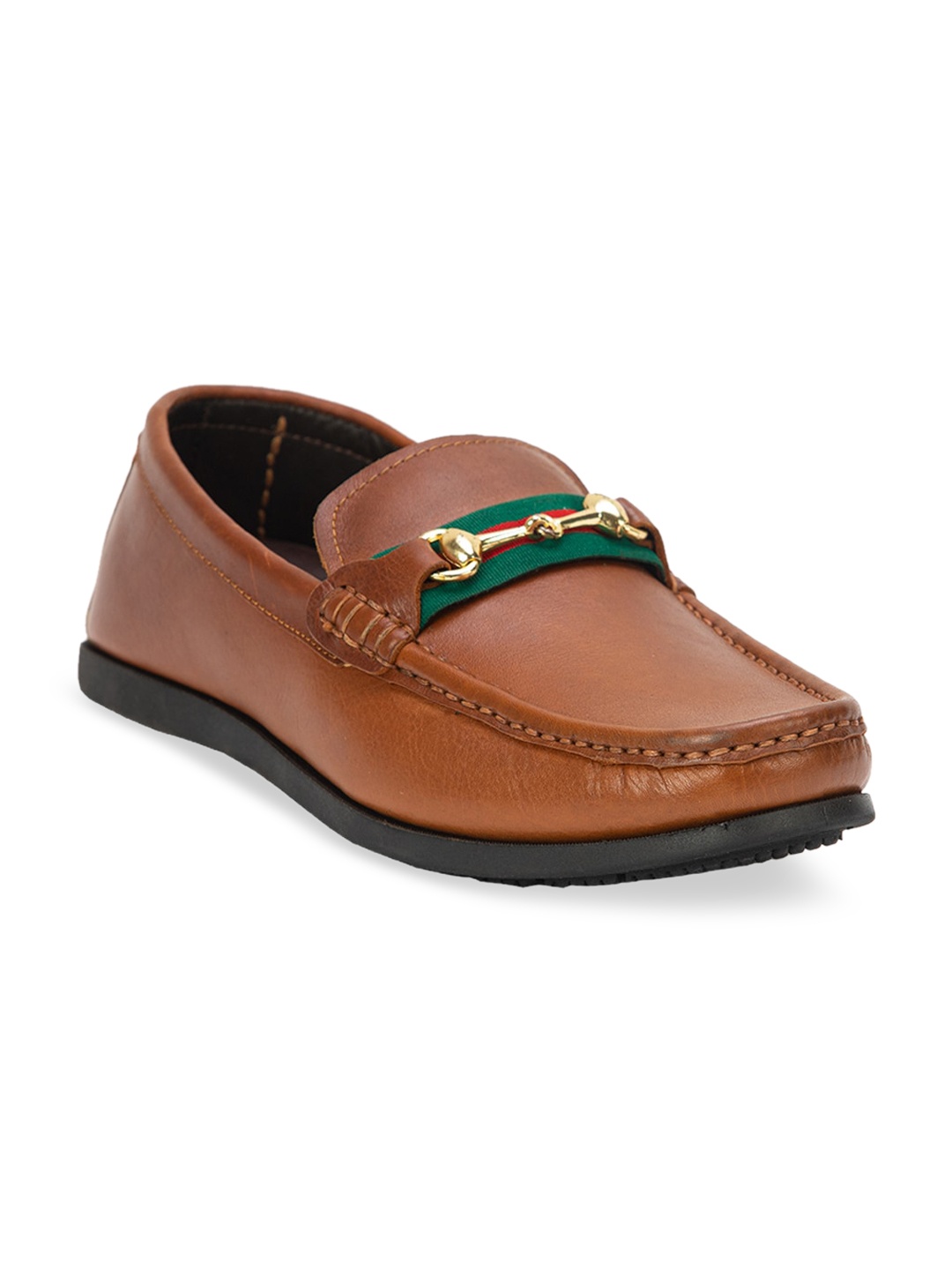 

VON WELLX GERMANY Men Tan Brown Leather Loafers