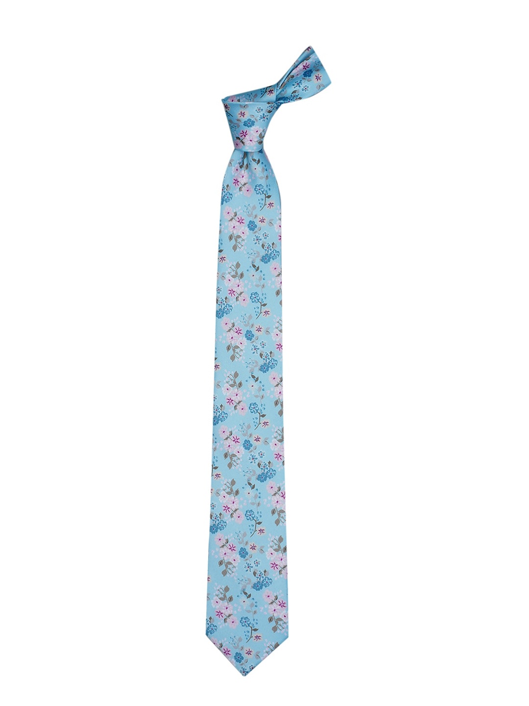 

Tossido Men Blue Floral Printed Necktie