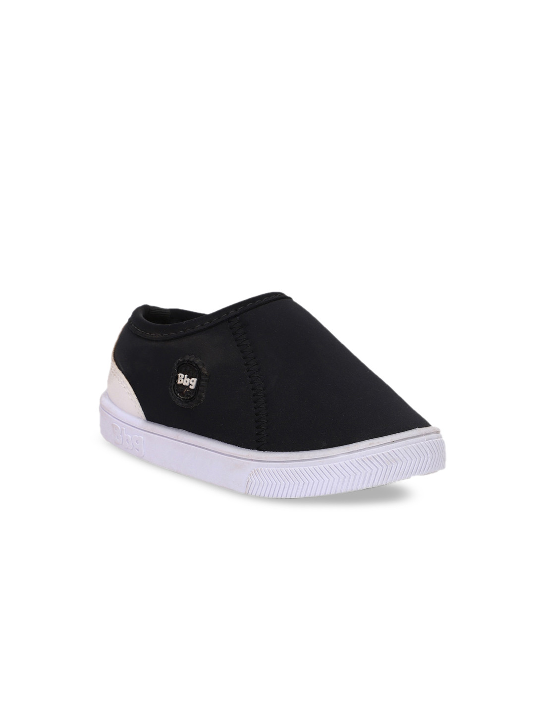 

Bubblegummers Boys Black Slip-On Sneakers