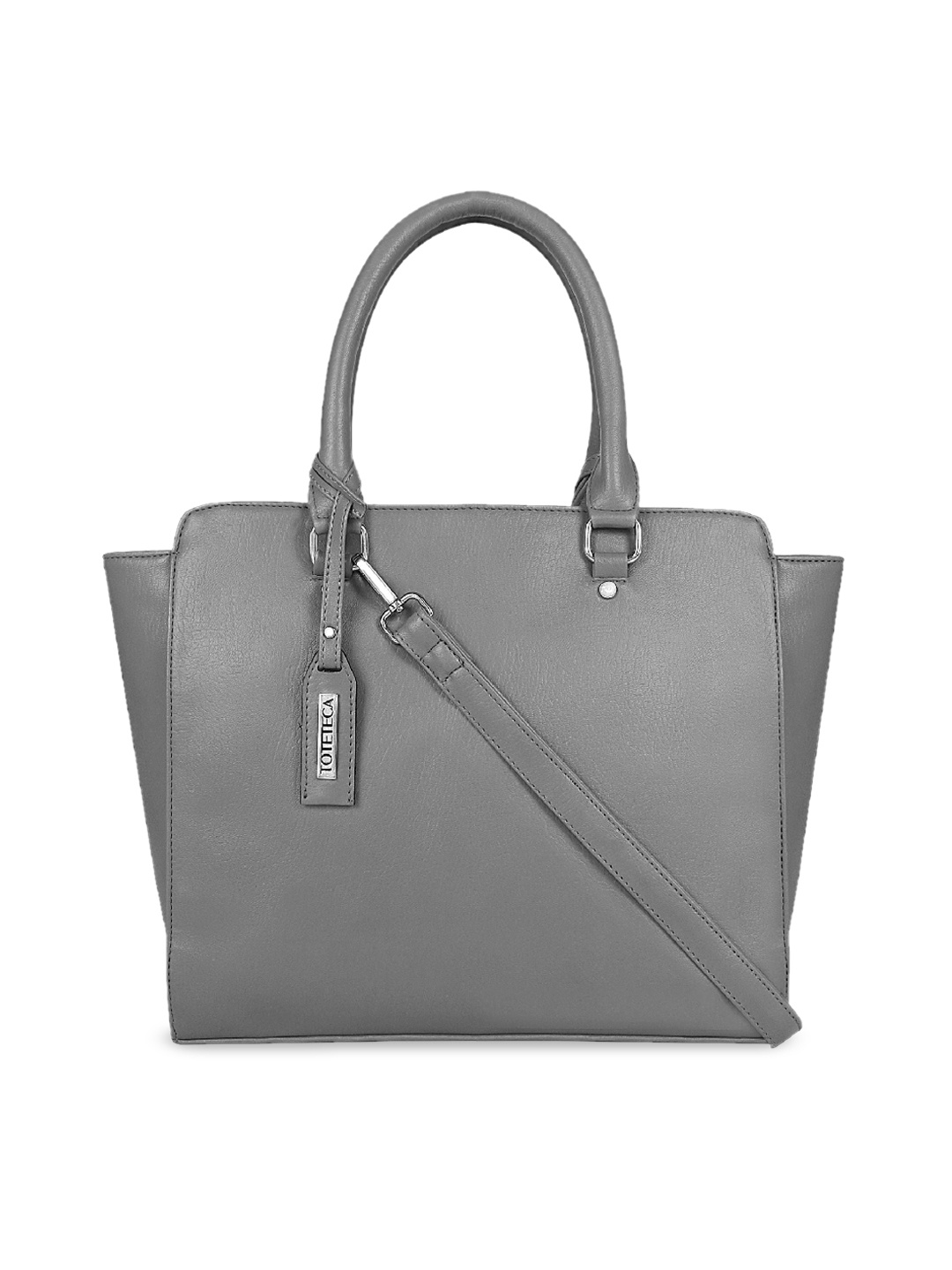 

Toteteca Grey Solid Shoulder Bag