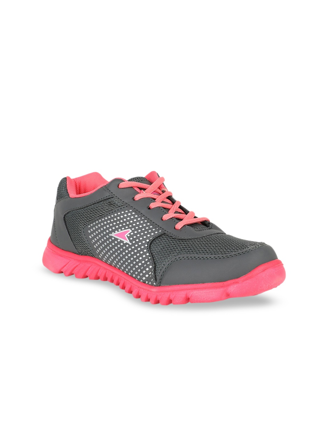 

Power Women Grey & Pink Mesh Running Shoes