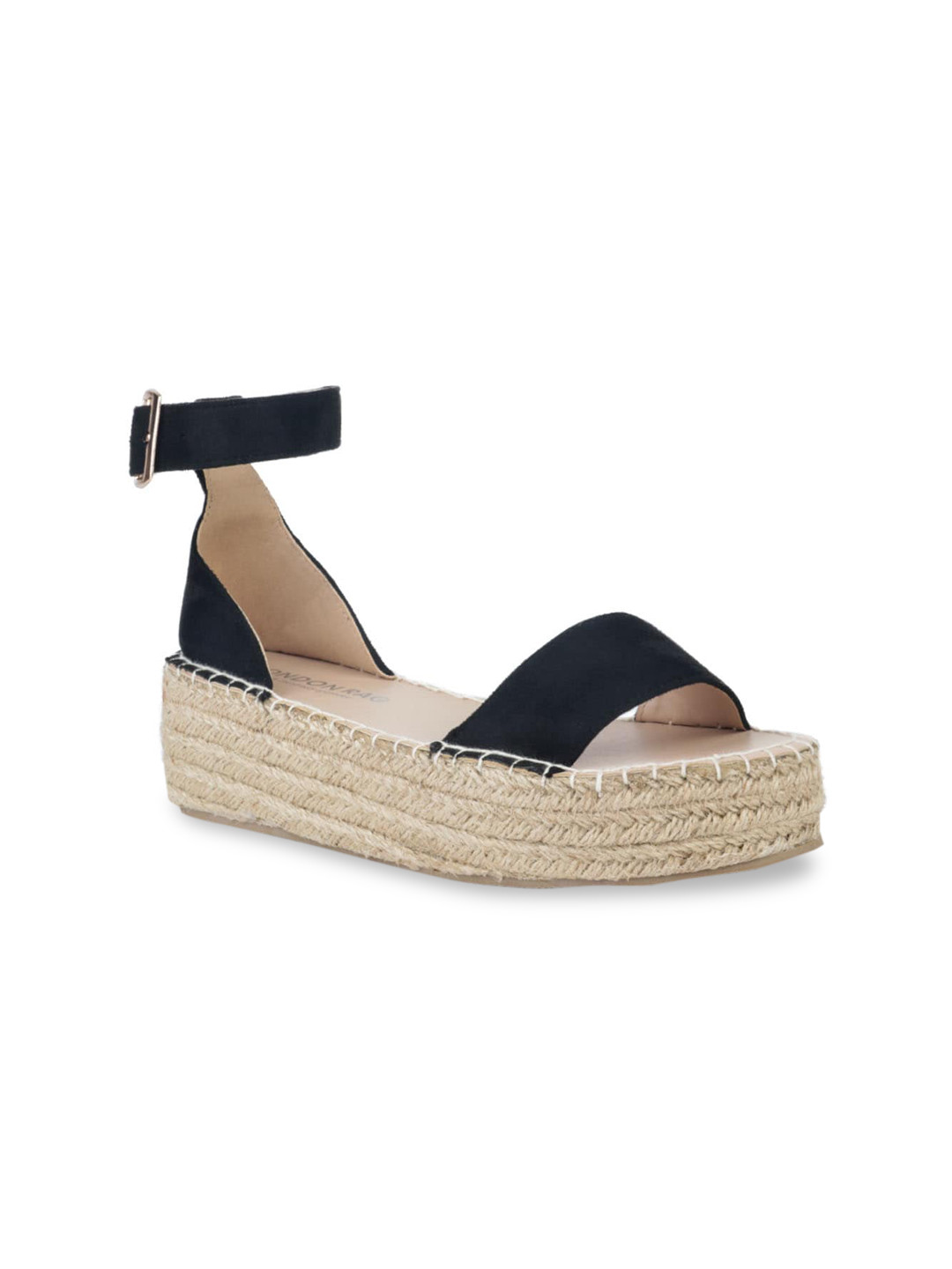 

London Rag Women Black Sandals