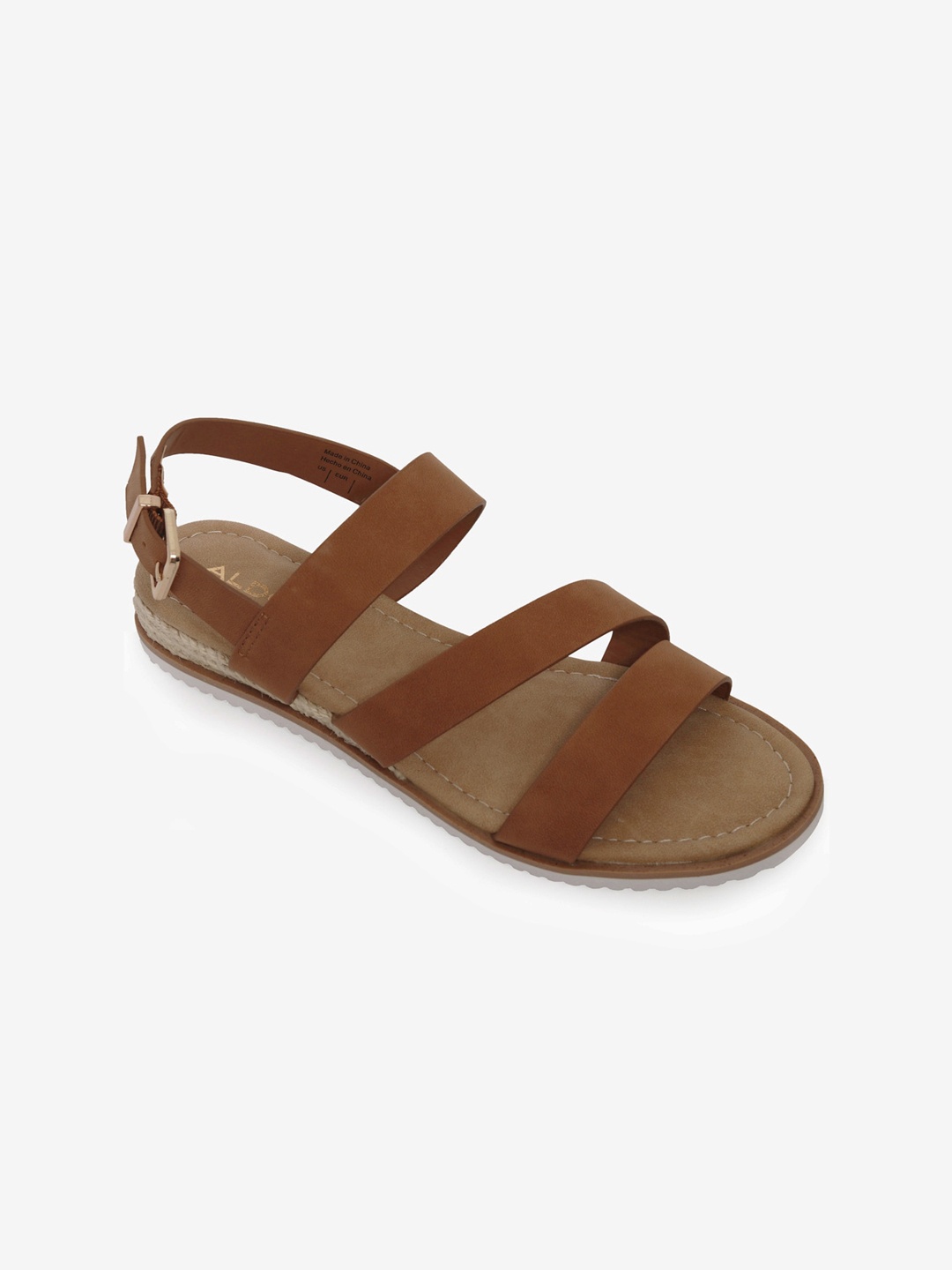 

ALDO Women Brown Solid Open Toe Flats