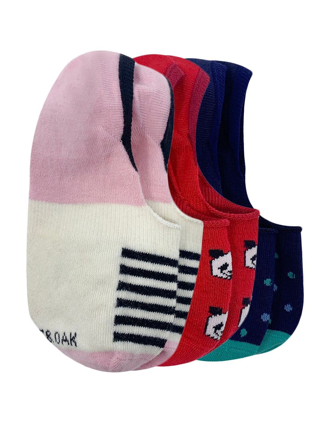 

Mint & Oak Women Pack of 3 Assorted Anti-Bacterial Shoe Liners