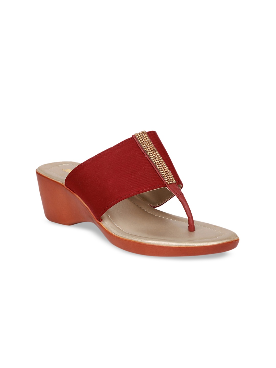 

Bata Women Red Solid Heels