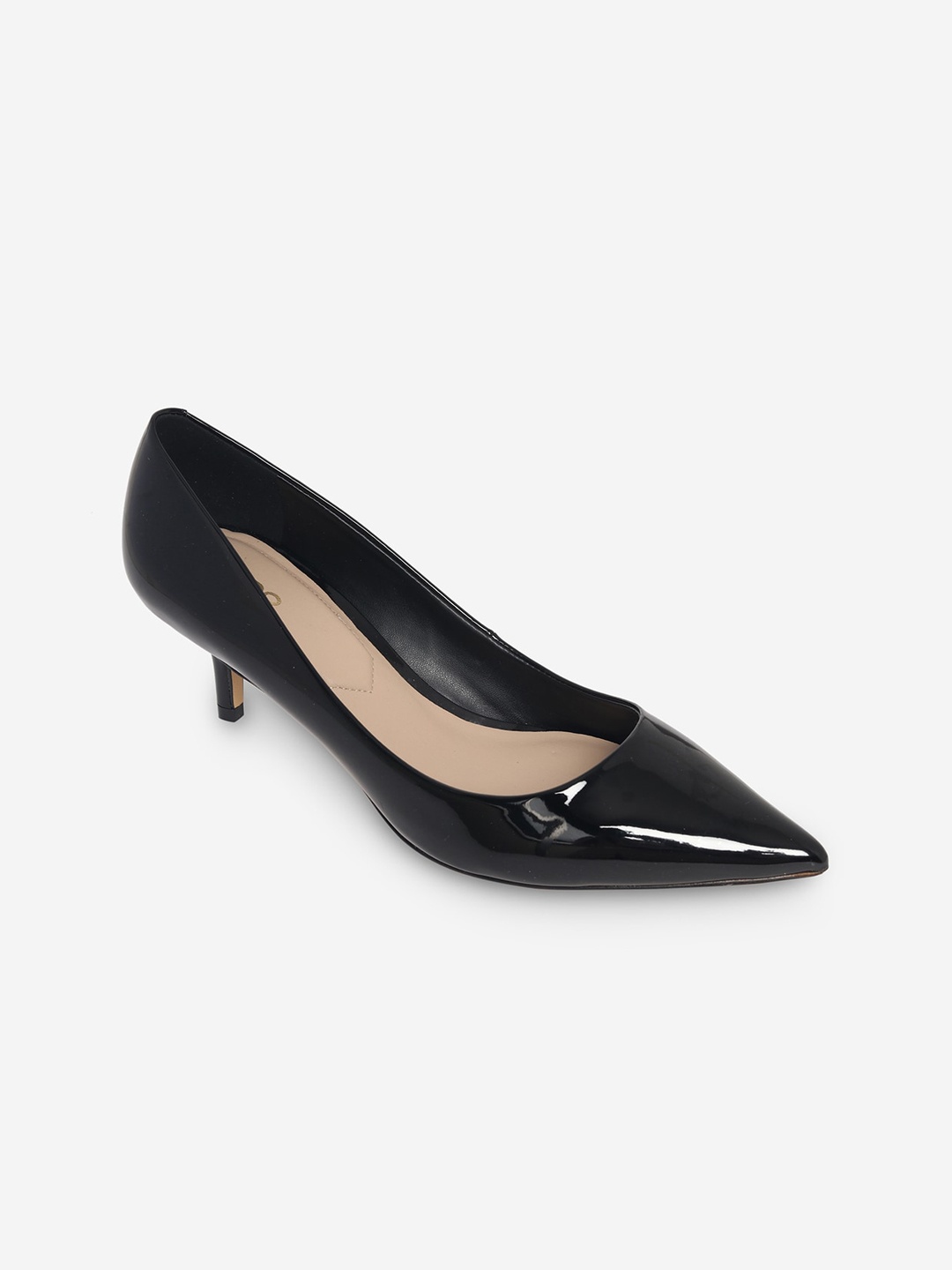 

ALDO Women Black Glossy Pumps
