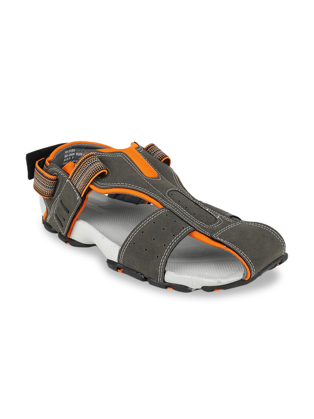 

Bata Men Grey Sports Sandals