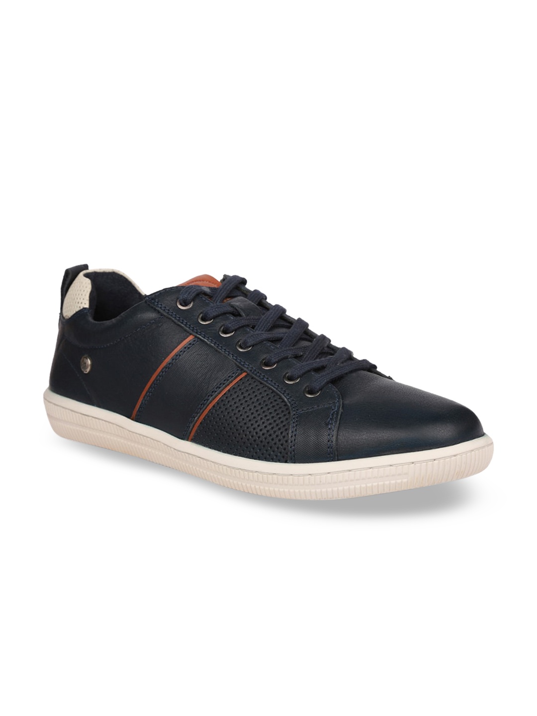 

Hush Puppies Men Blue Leather Sneakers