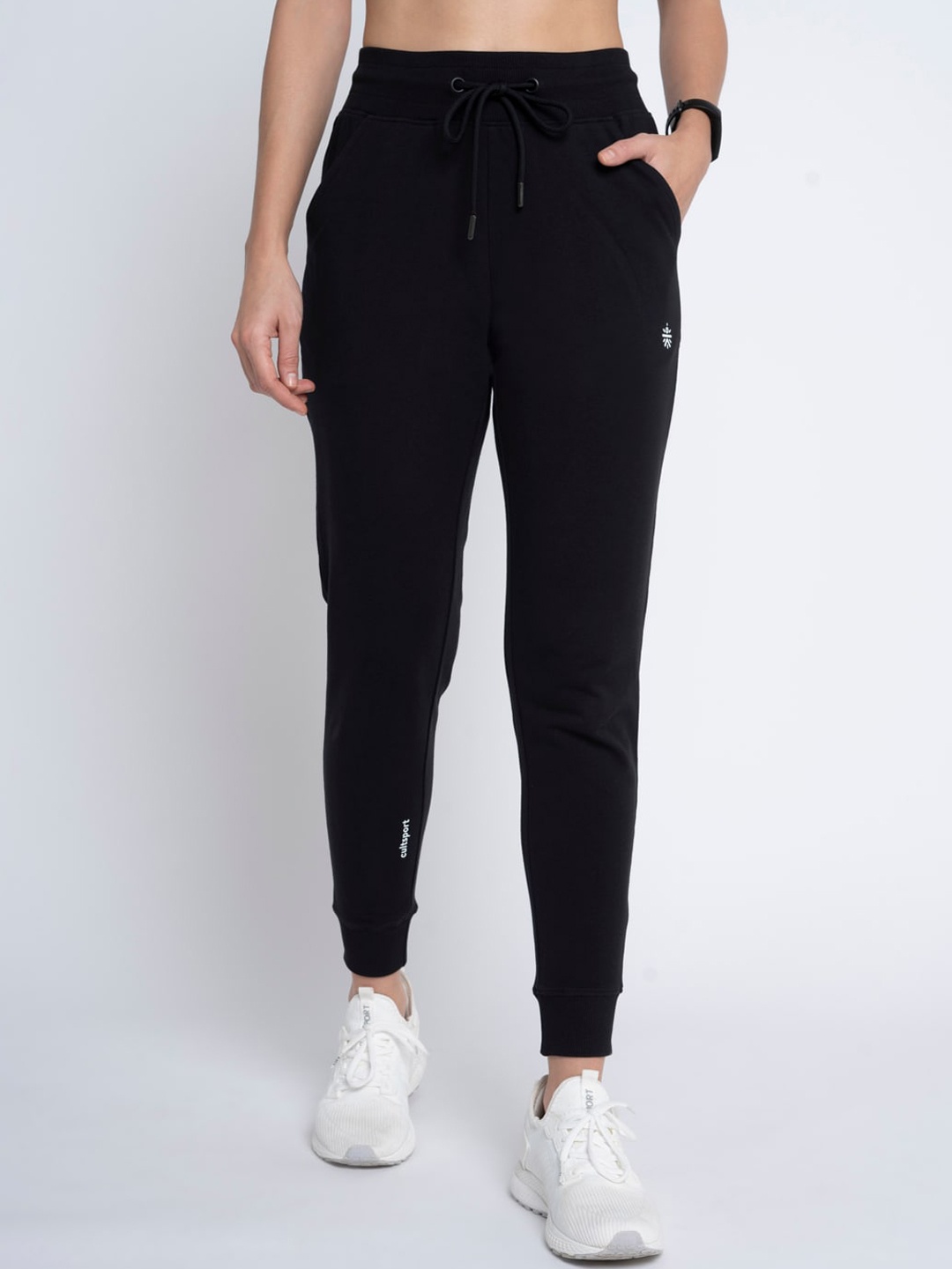 

Cultsport Women Black Flexoft High Waist Joggers