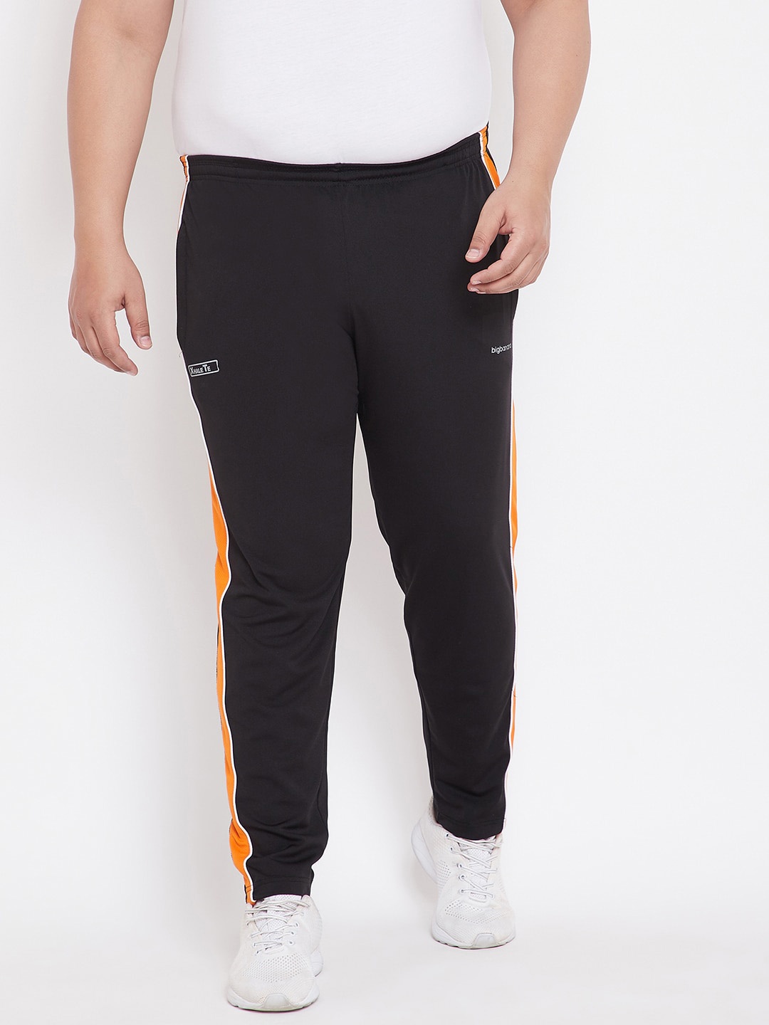 

bigbanana Men Black Solid Rapid Dry Track Pants