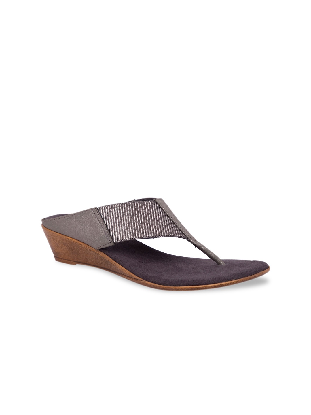 

Inc 5 Women Grey Solid Sandals
