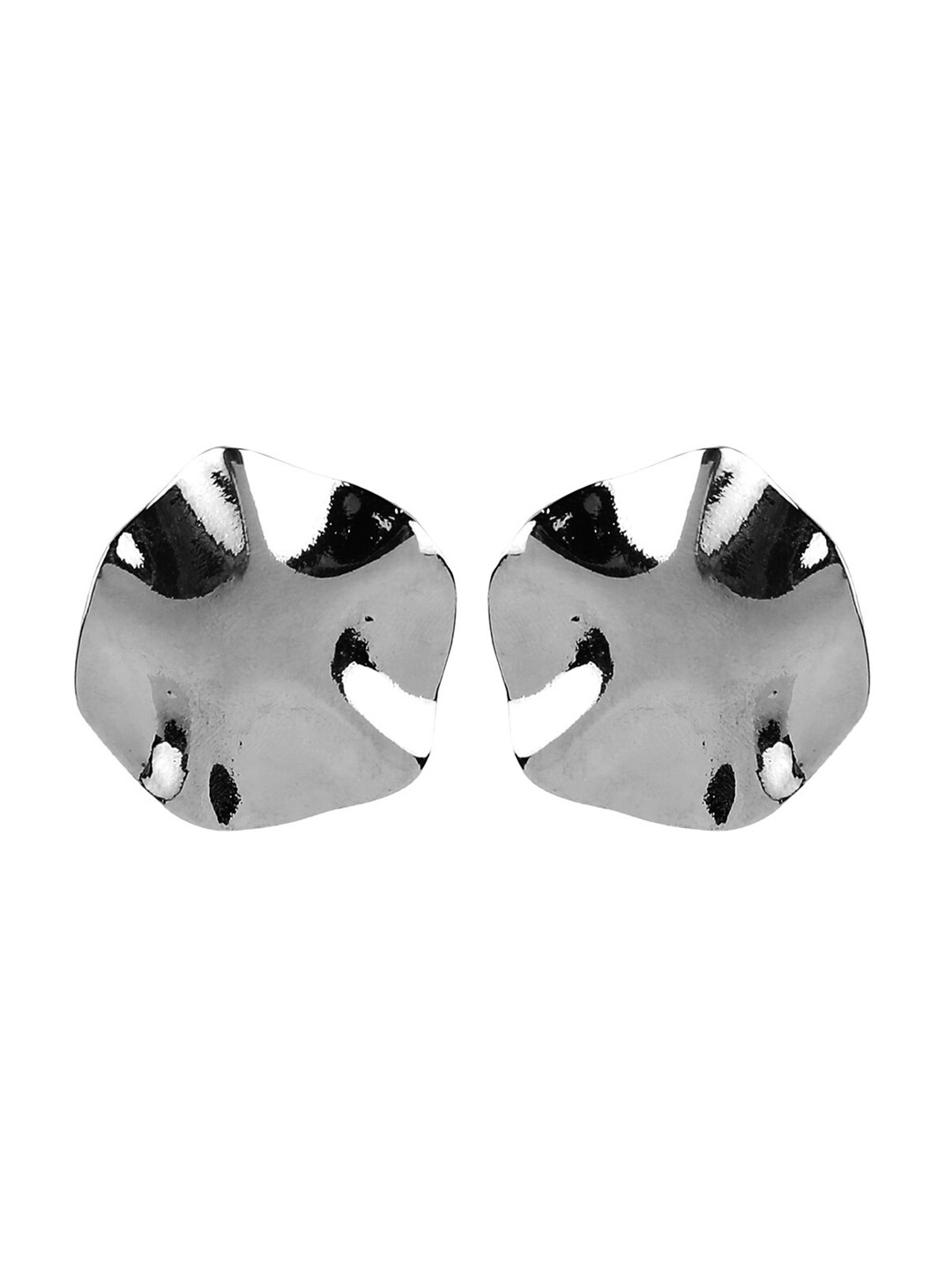 

Kazo Silver-Toned Contemporary Drop Earrings