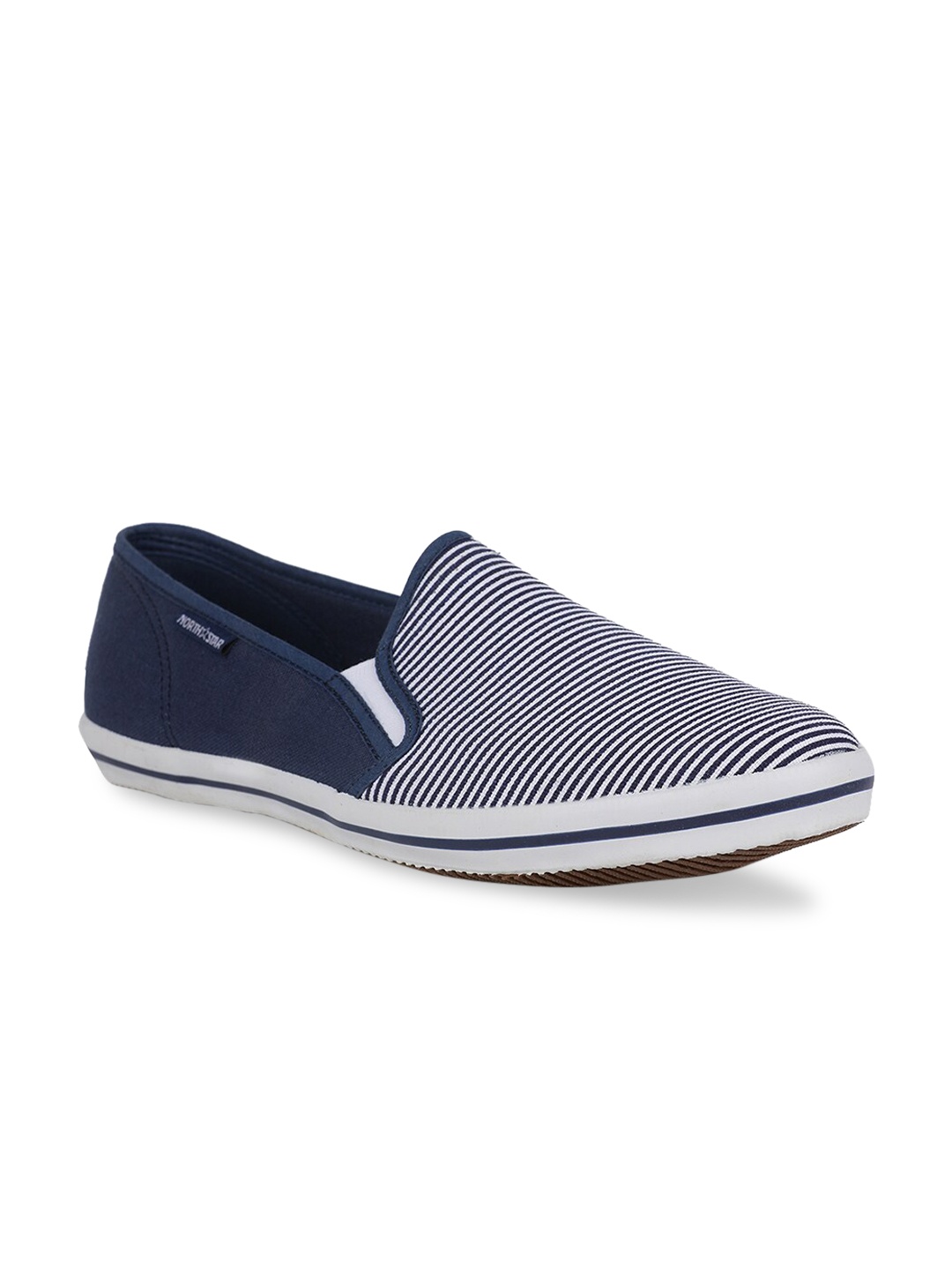 

North Star Men Navy Blue Slip-On Sneakers