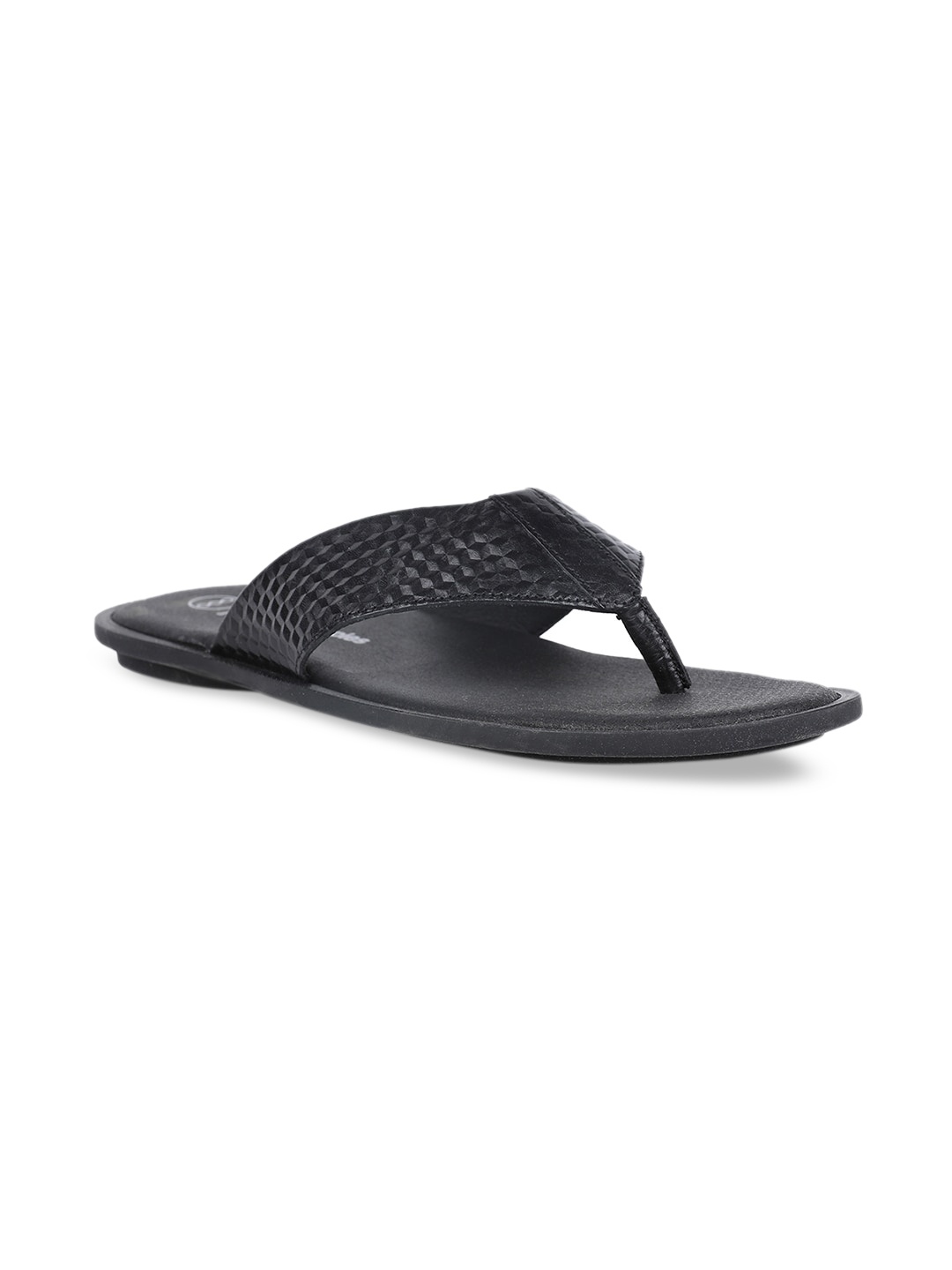 

Hush Puppies Men Black Solid Comfort Sandals