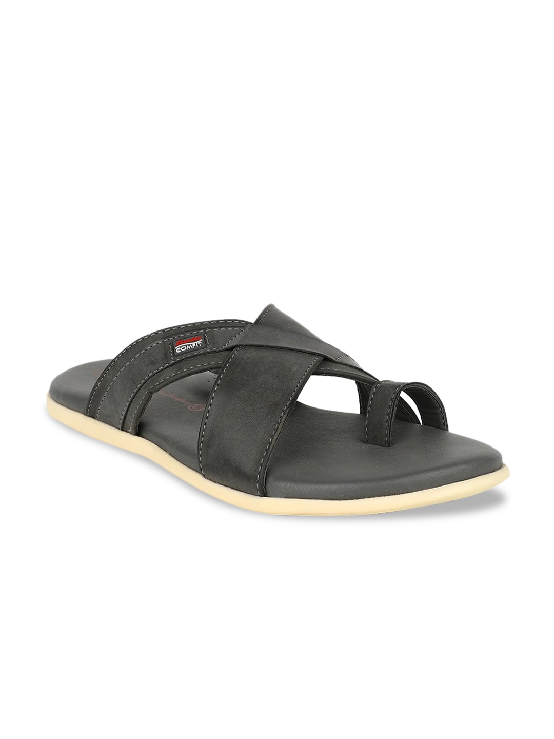 

Bata Men Grey Comfort Sandals