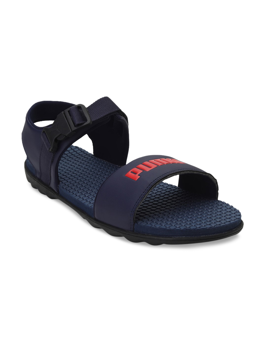 

Puma Men Navy Blue Red Solid Outstretch Sports Sandals