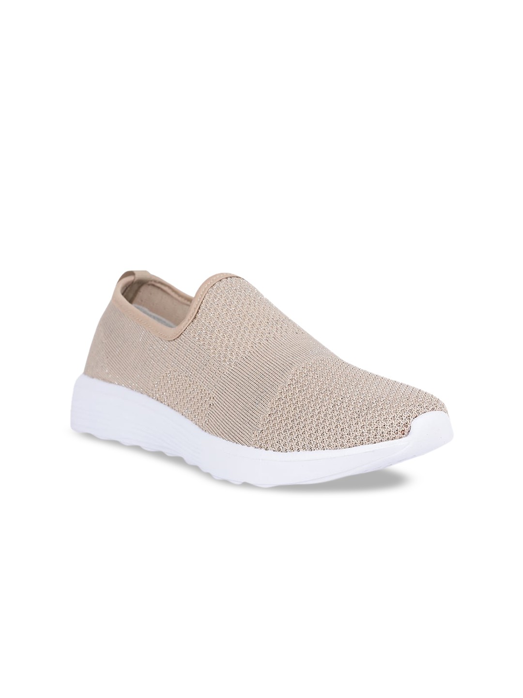 

North Star Women Beige Slip-On Sneakers