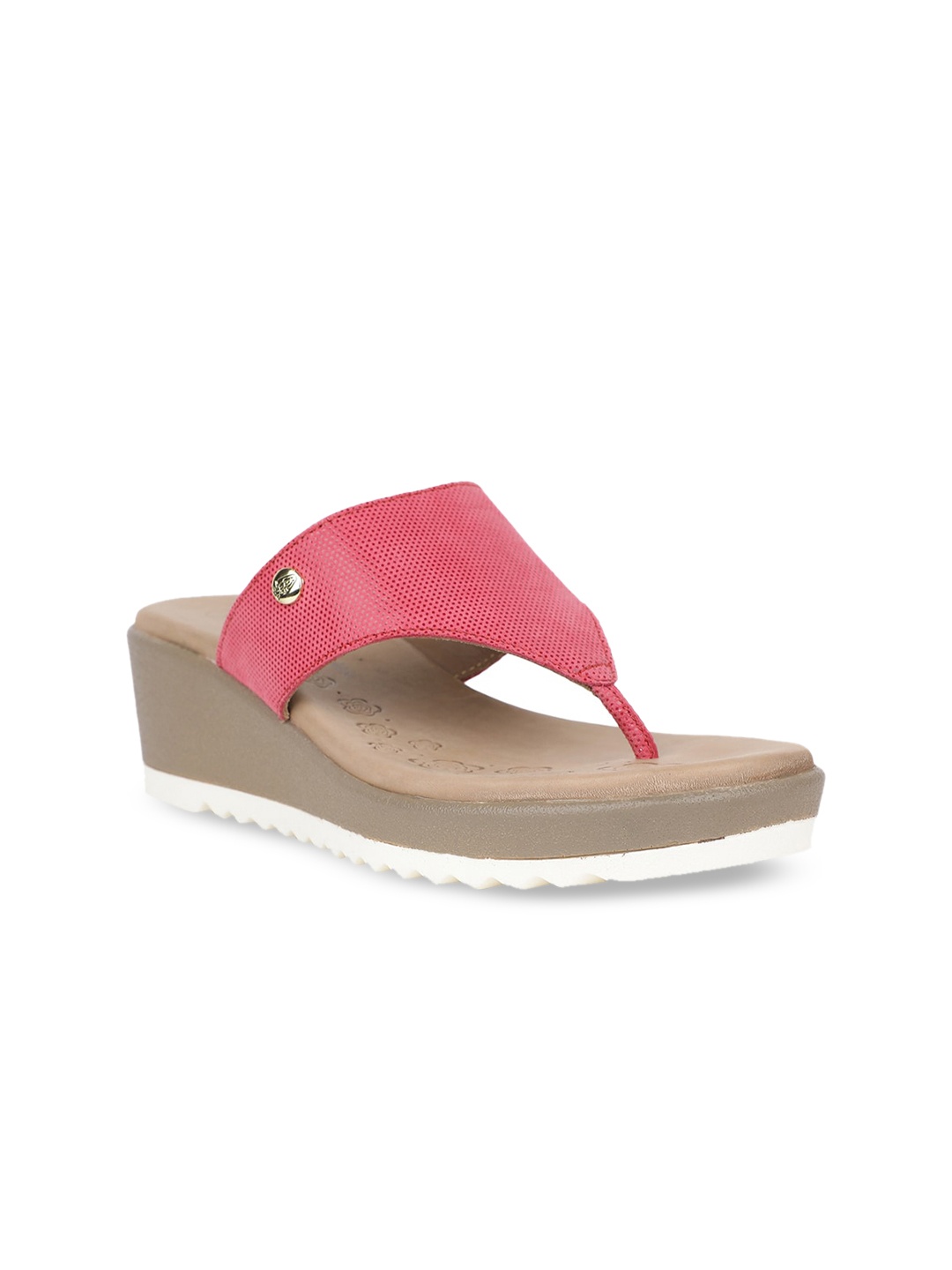 

Hush Puppies Women Pink Solid Wedges