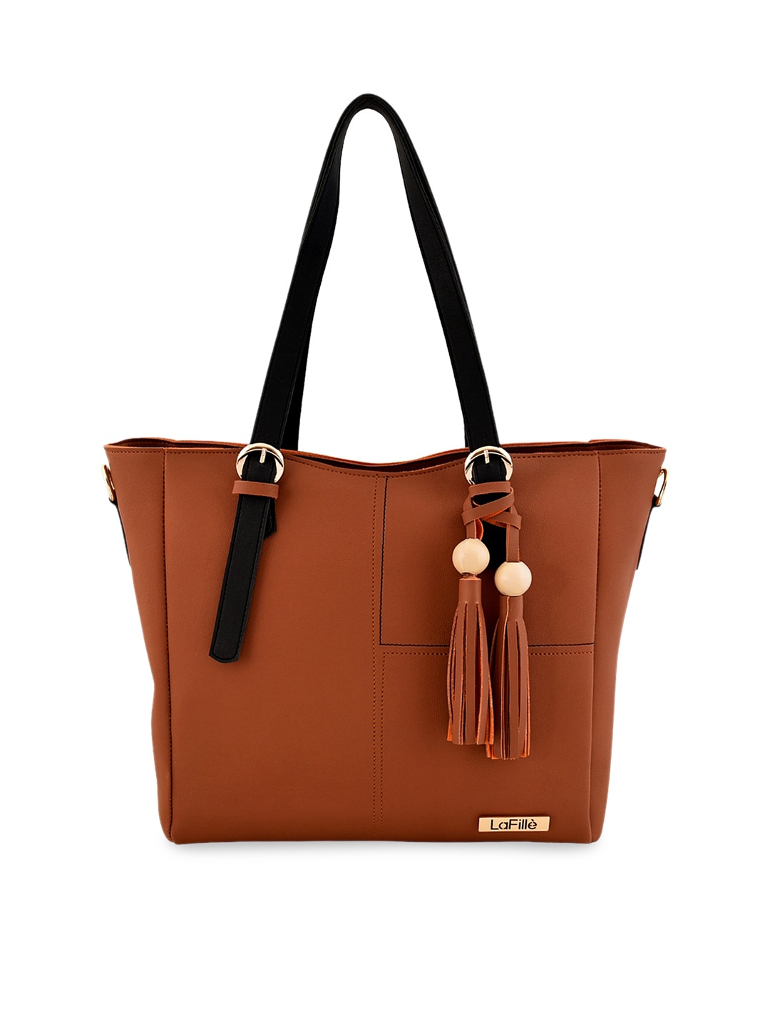 

LaFille Tan Brown Solid Shoulder Bag