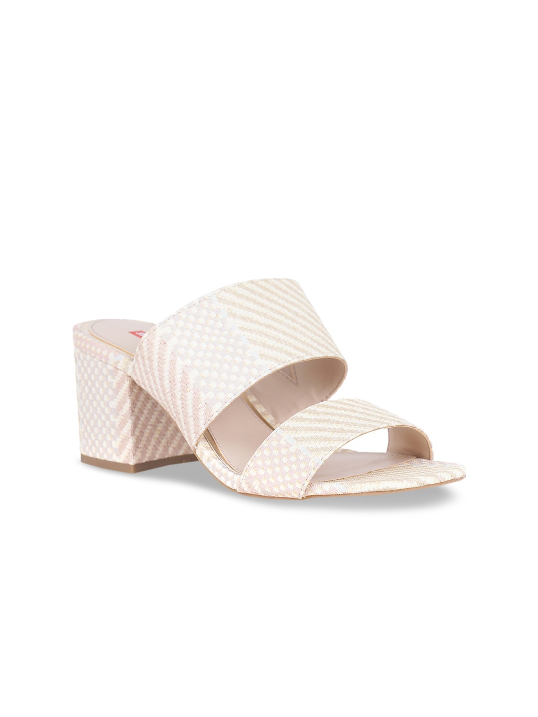 

Bata Women Beige Woven Design Sandals
