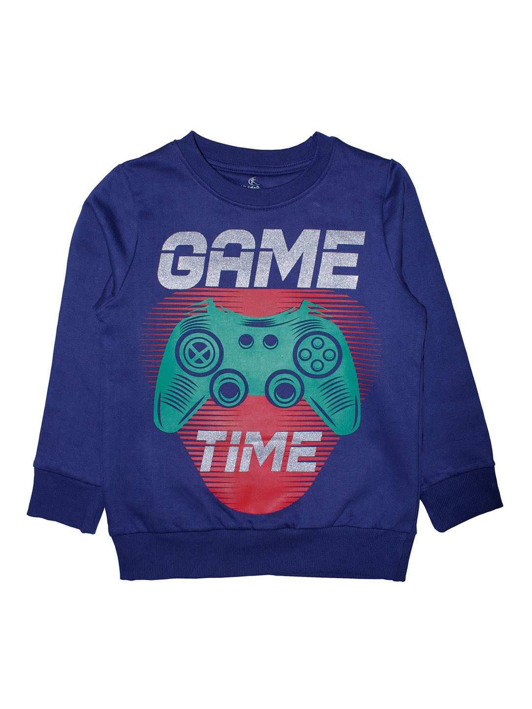 

KiddoPanti Boys Navy Blue Printed Sweatshirt