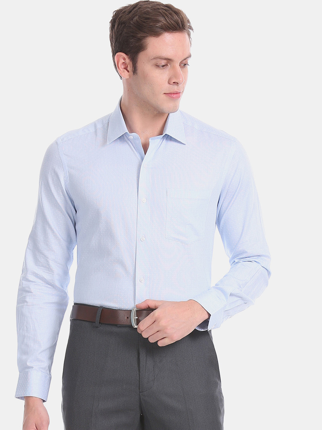 

Arrow Men Blue Slim Fit Formal Shirt