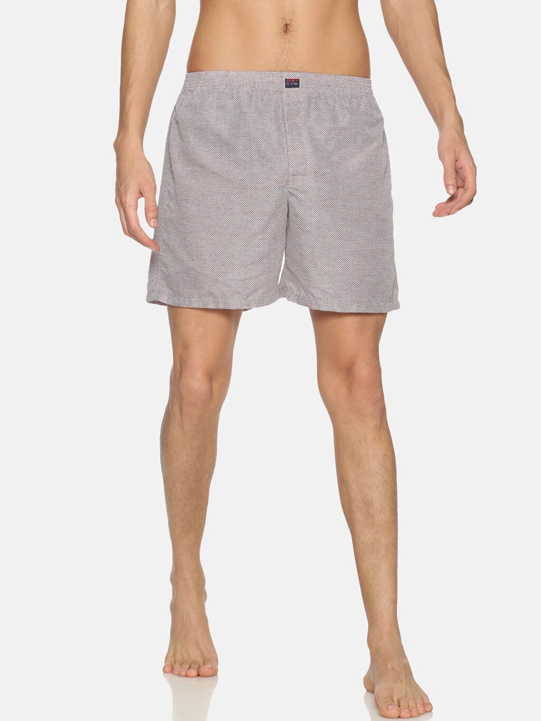 

IVOC Men Grey Printed Pure Cotton Boxers-IOMBS02RC04L35-4402B