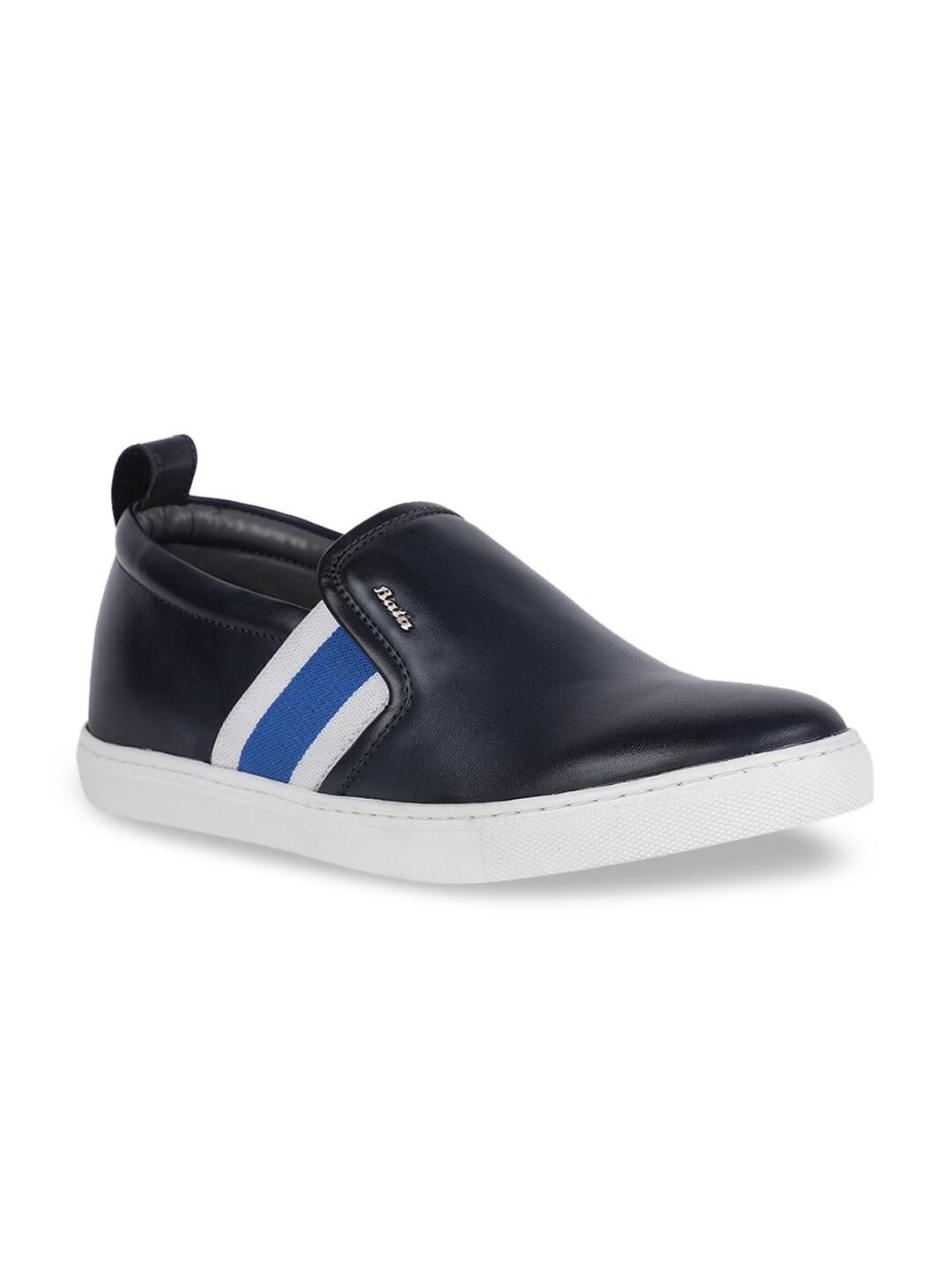 

Bata Men Navy Blue Slip-On Sneakers
