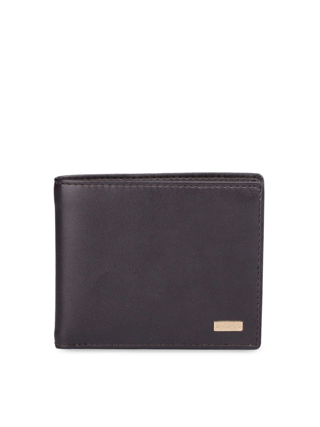 

Cross Men Brown Solid Leather Wallet