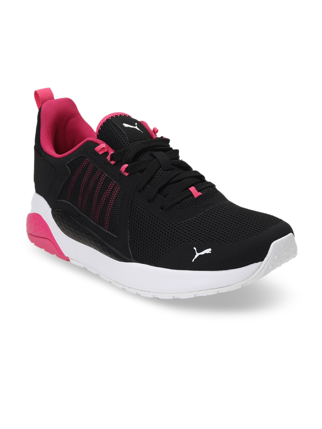 Puma Women Black Mesh Anzarun Sneakers