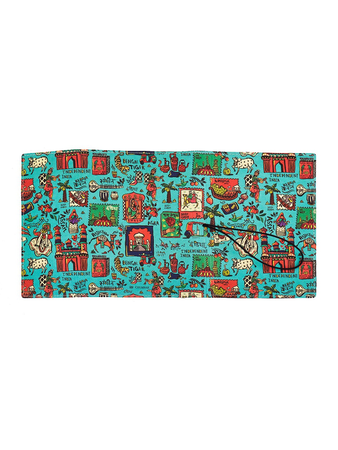 

Chumbak Teal Green & Black Printed Spiral Notebook