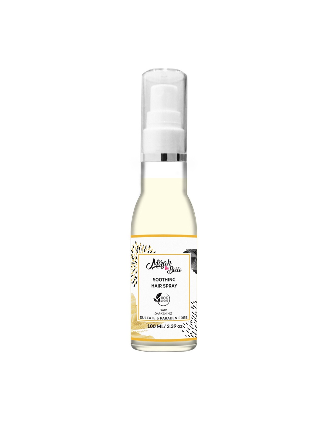 

Mirah Hibiscus Hair Darkening Hair Spray 100 ml, Transparent