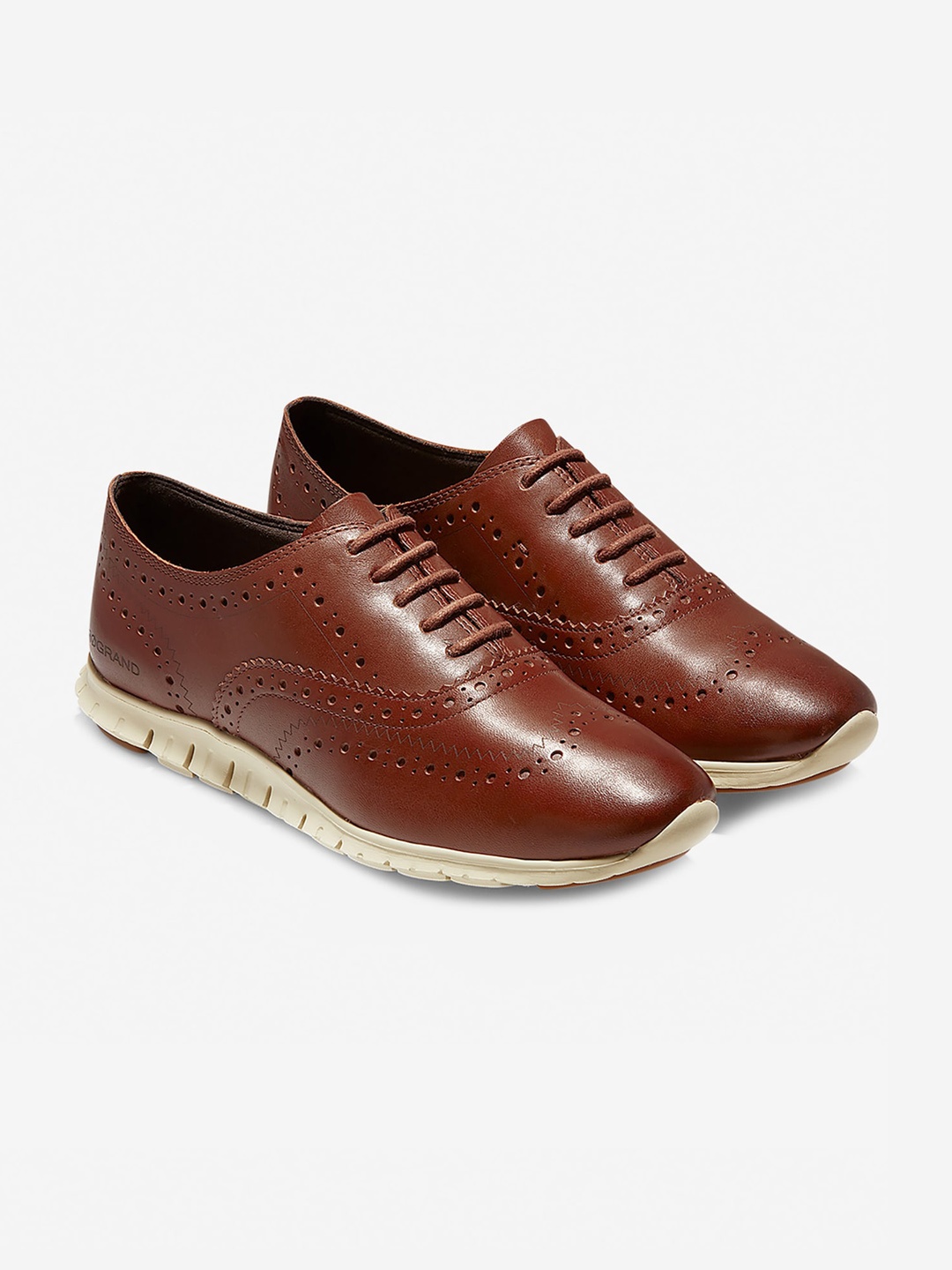 

Cole Haan Women Brown Leather Brogues