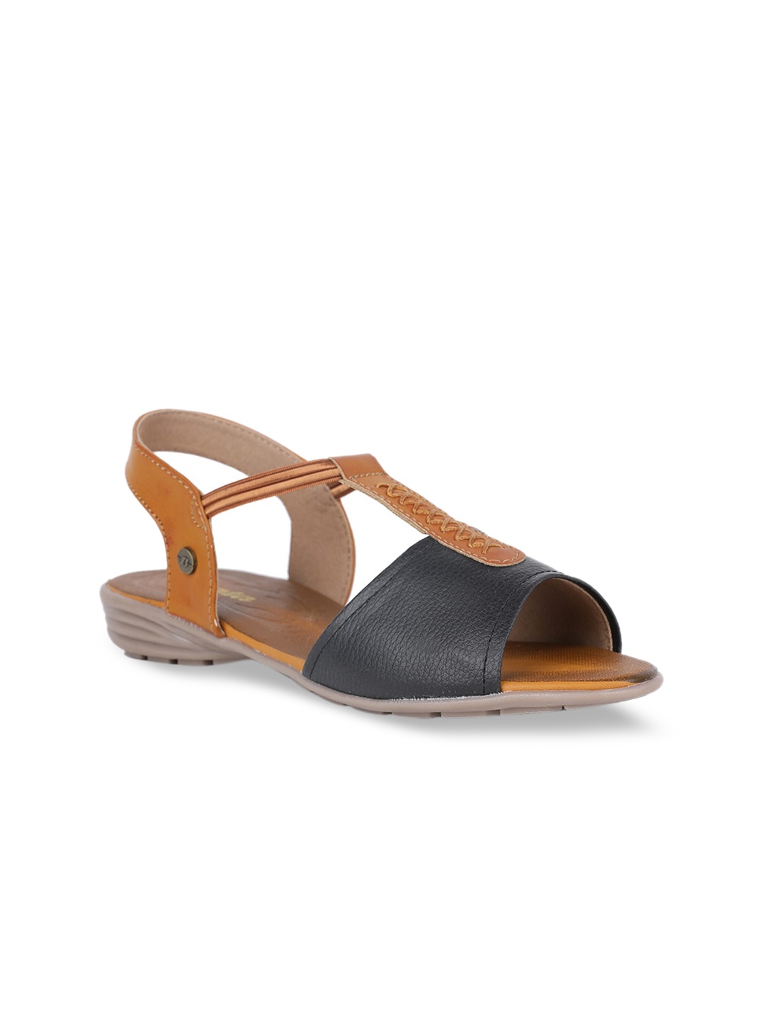 

Bata Women Black & Yellow Colourblocked Heels