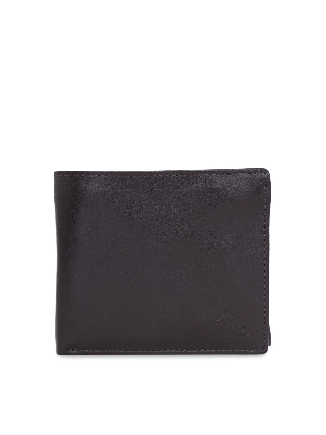 Kara Men Brown Solid Leather Bi-Fold Wallet