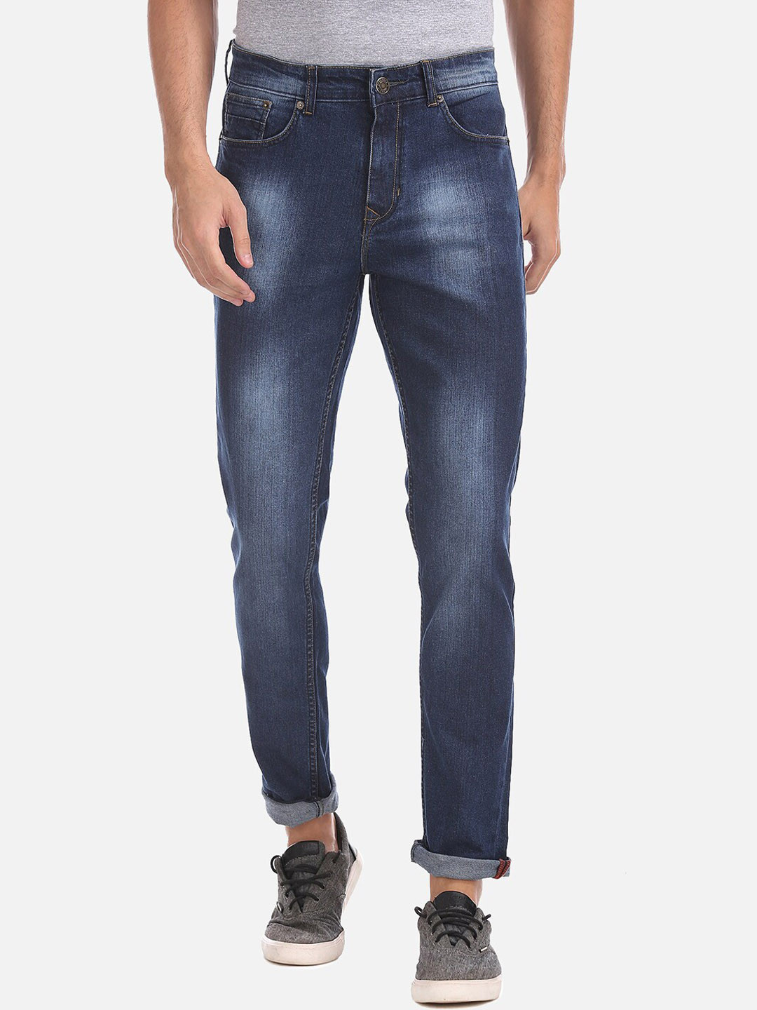 

Cherokee Men Blue Slim Fit Low-Rise Clean Look Jeans