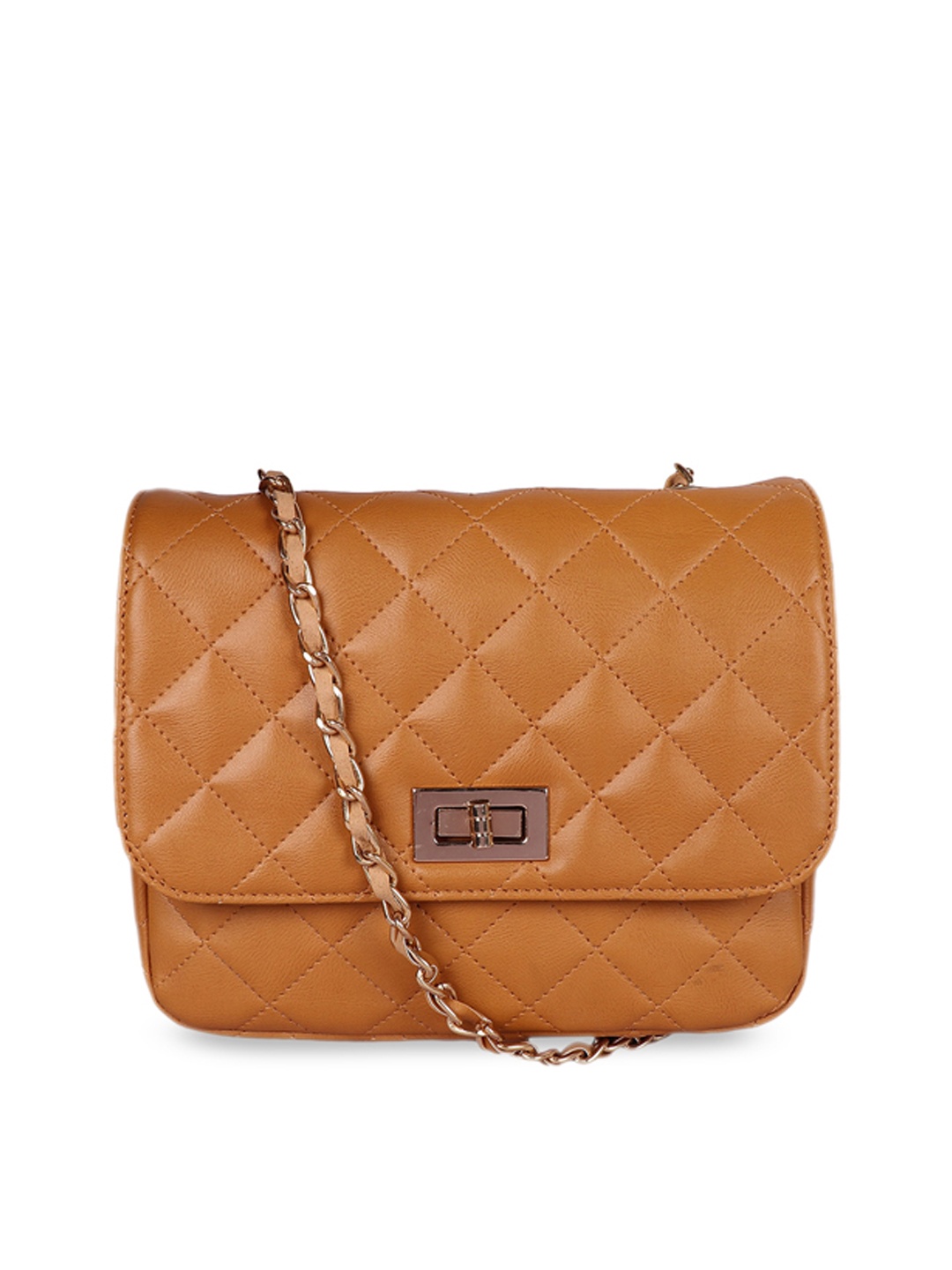 

OsaiZ Brown Solid Sling Bag