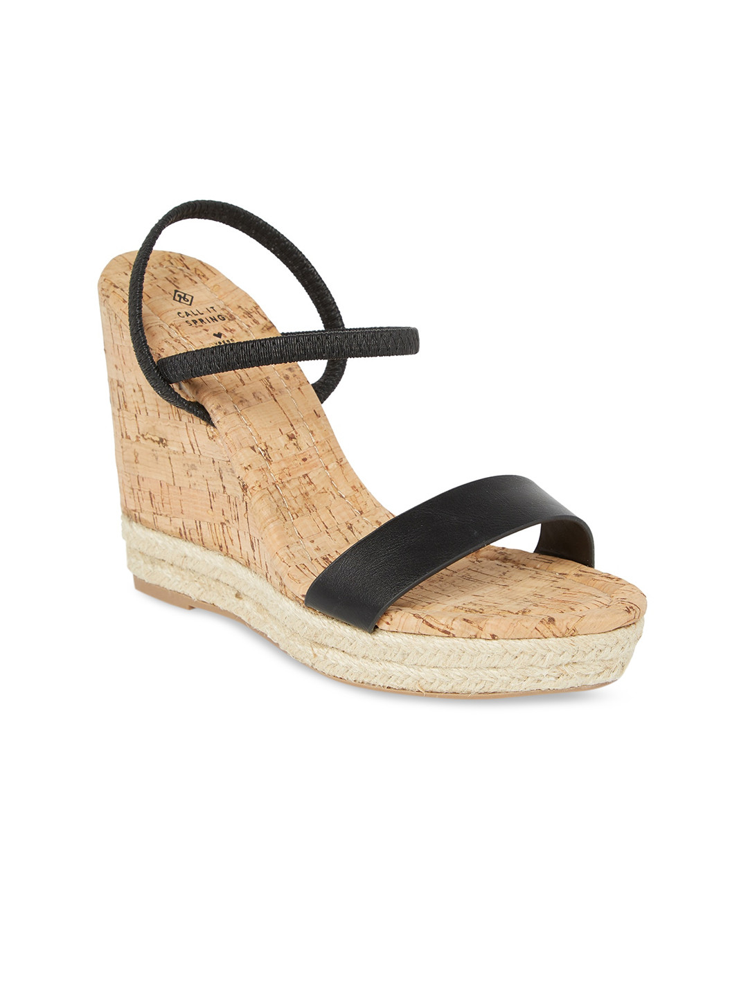 

Call It Spring Women Black Solid Heels