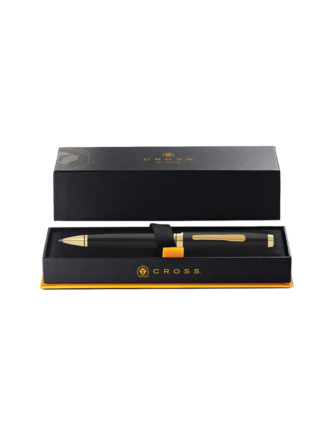 

Cross Black Lacquer with Gold-Ton Coventry Ballpoint Pen