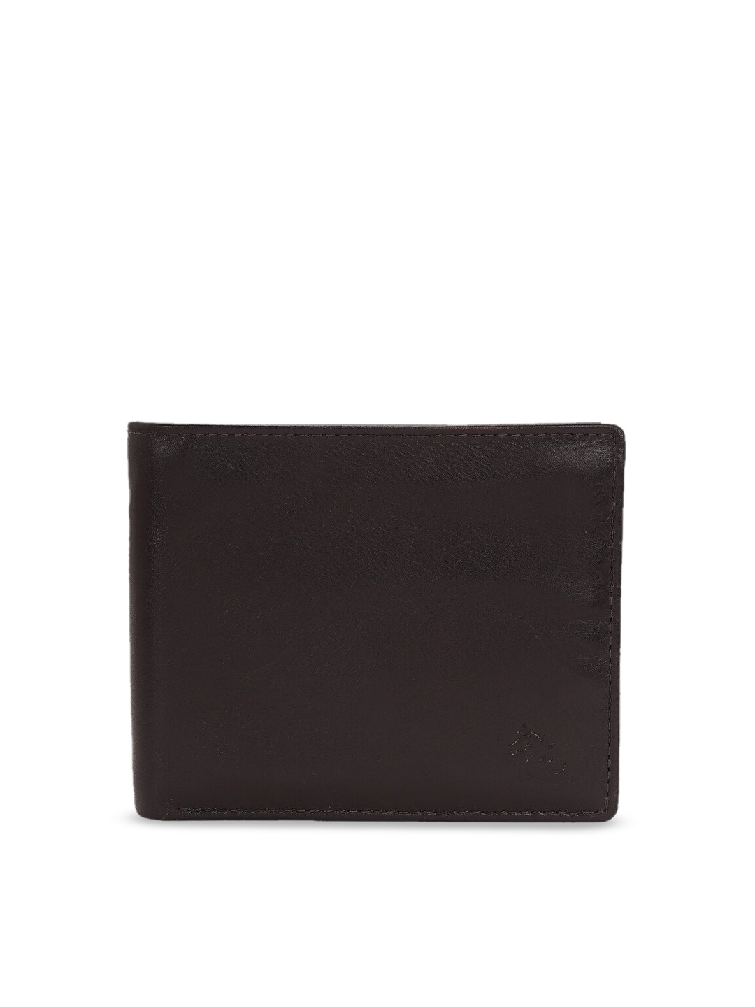 

Kara Men Brown Solid Leather Two Fold Wallet