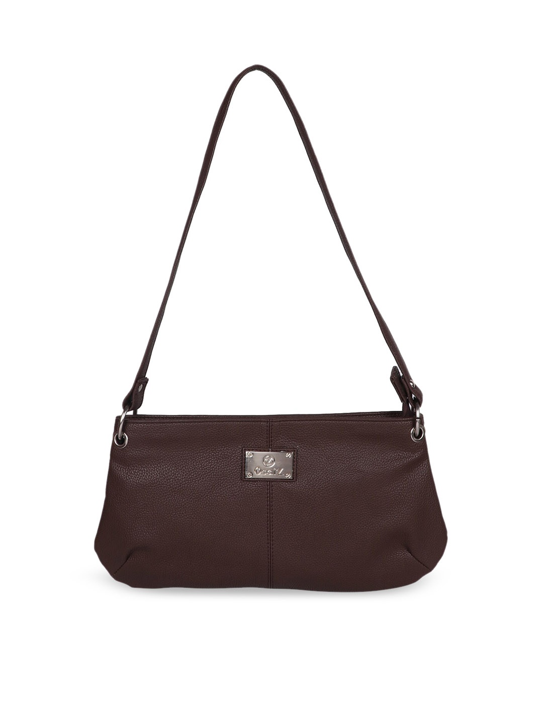 

OsaiZ Brown Textured Sling Bag