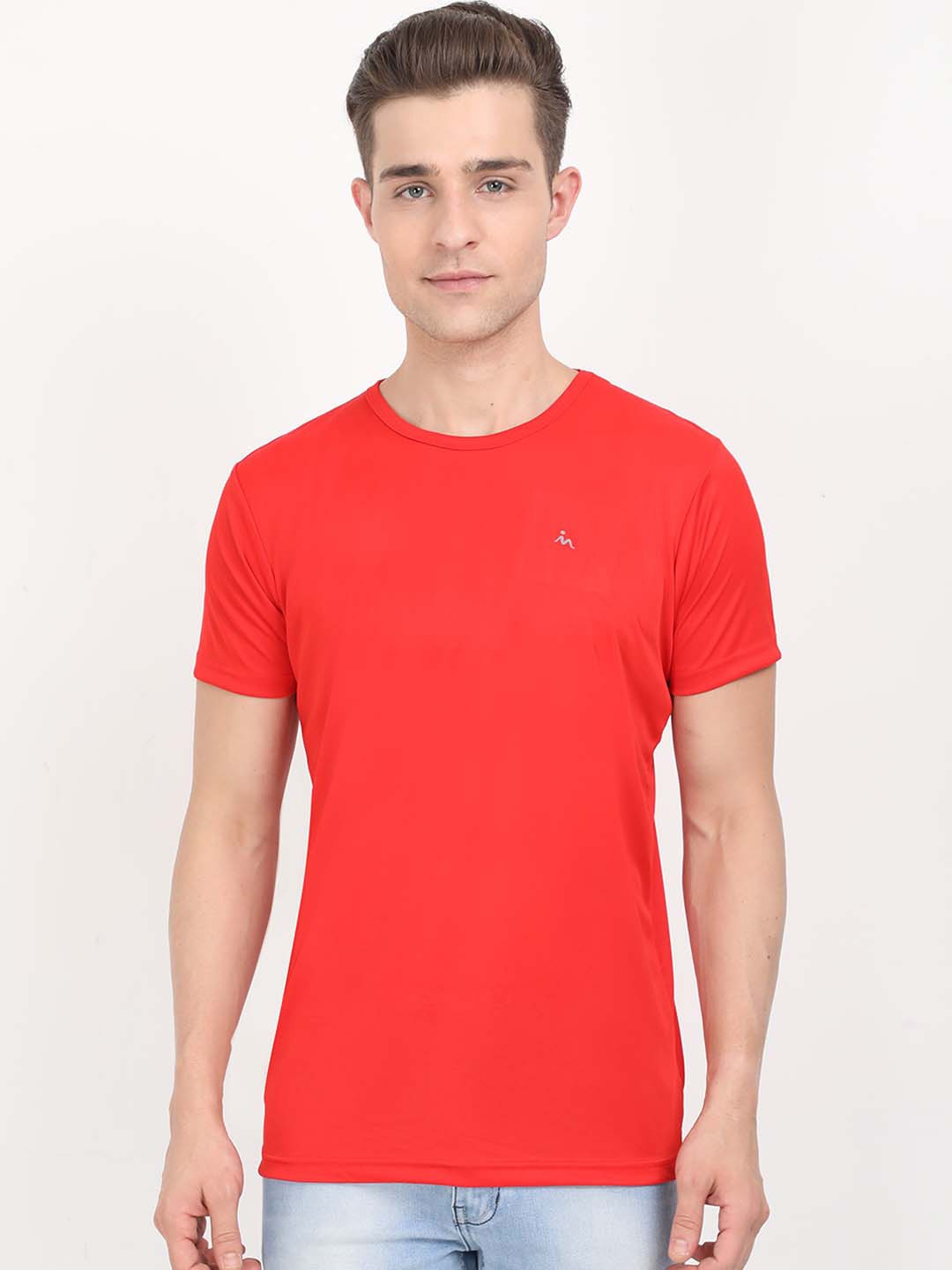 

Masculino Latino Men Red Rapid-Dry Sports T-shirt