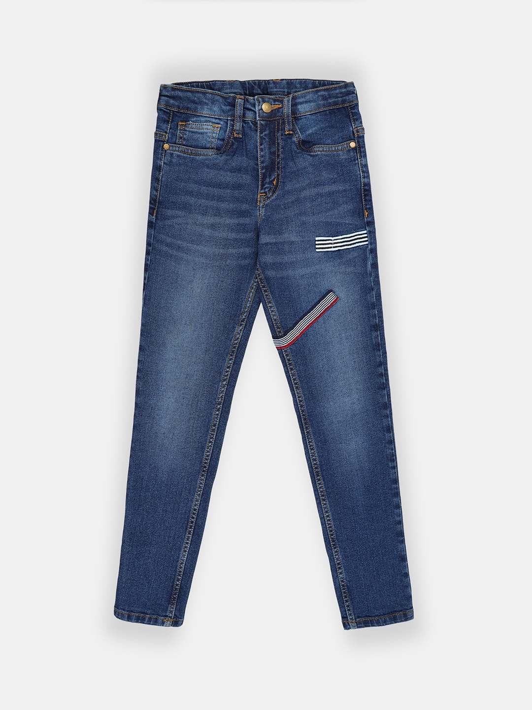 

Instafab Boys Blue Regular Fit Mid-Rise Clean Look Jeans